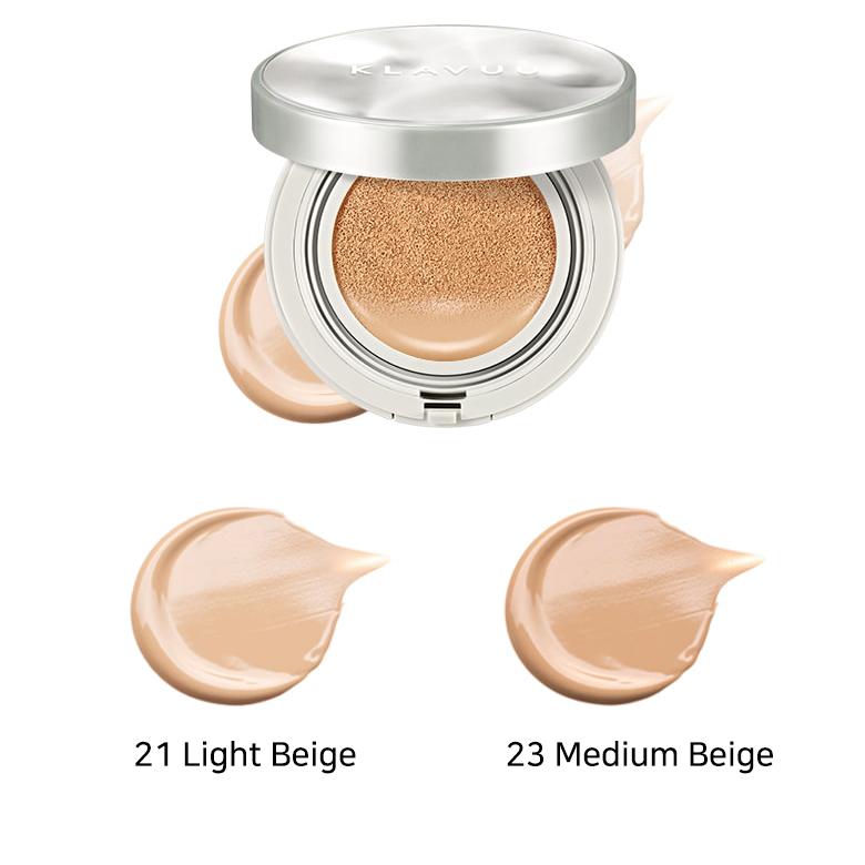 KLAVUU Urban Pearlsation High Covering Tension Cushion EX SPF50+ PA++++12g+12g (cushion + náhradní náplň)