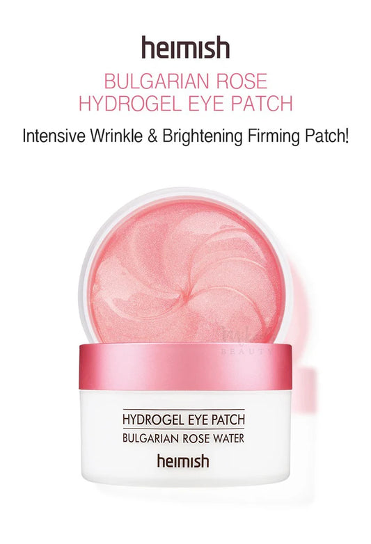 HEIMISH Bulgarian Rose Hydrogel Eye Patch 60ks - Hydrogelové polštářky pod oči s růžovou vodou