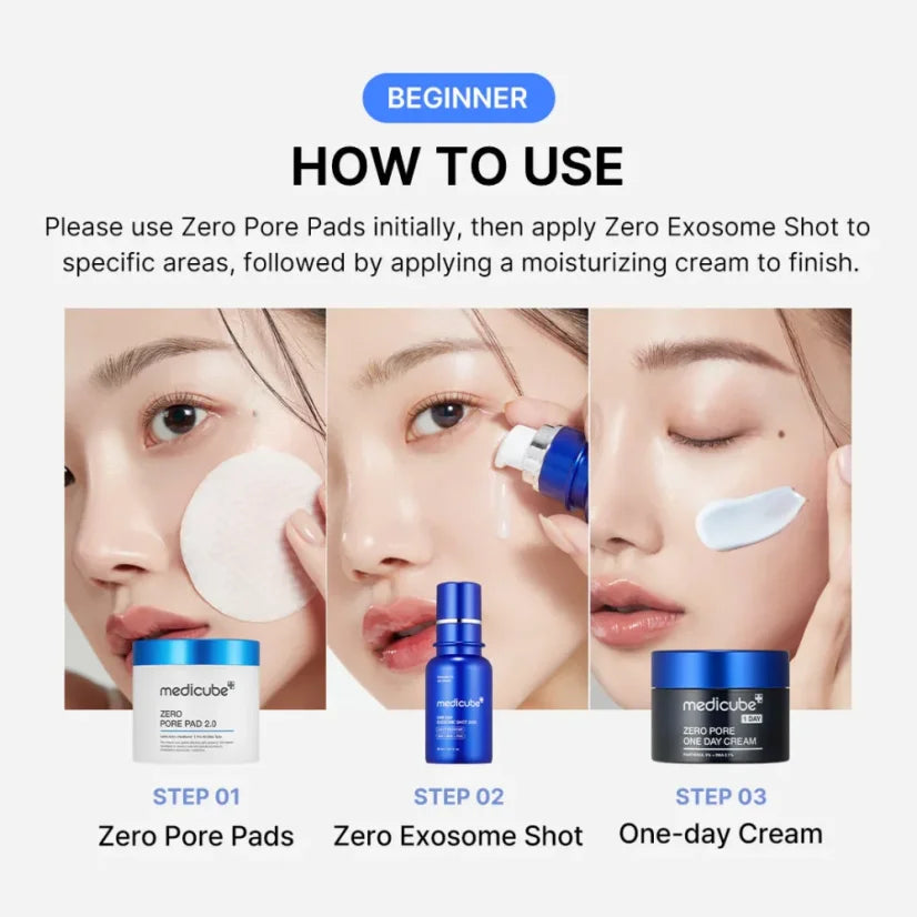 MEDICUBE One Day Exosome Shot Pore Ampoule 7500, 30ml Revitalizační sérum s mikrojehličkami