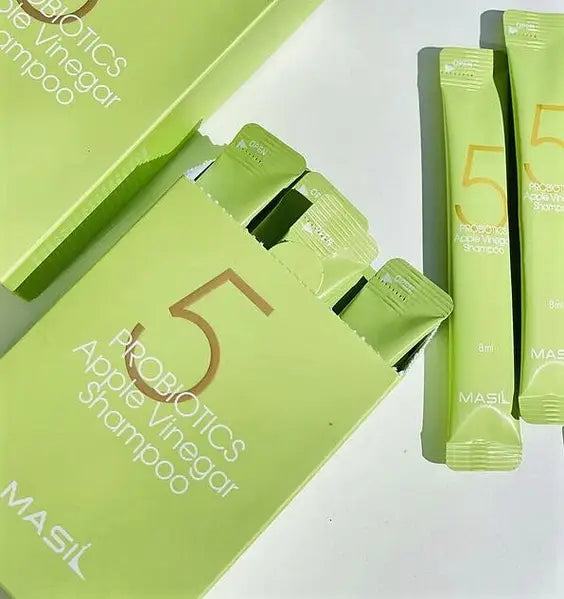 MASIL 5 Probiotics Apple Vinegar Shampoo - vlasový šampón s jablečným octem