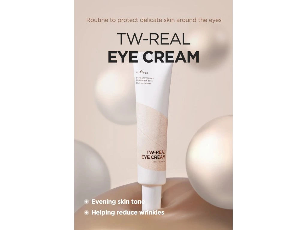 ISNTREE Tw-Real Eye Cream 30ml- Protivráskový oční krém s probiotiky