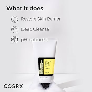COSRX Advanced Snail Mucin Power Gel Cleanser 150ml