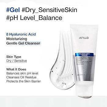 ANUA 8 Hyaluronic Acid Hydrating Gentle Foaming Cleanser 150ml- Čistící pěna s kyselinou hyaluronovou