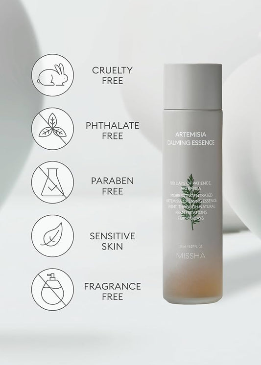 MISSHA Artemisia Calming Essence 150ml - Intenzivní zklidňující esence s pelyňkem