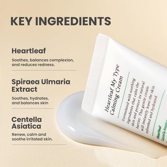 AXIS - Y Heartleaf My Type Calming Cream 60ml- Zklidňující pleťový krém