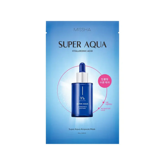 SUPER AQUA Ampoule Mask - Hydratační maska s kyselinou hyaluronovou