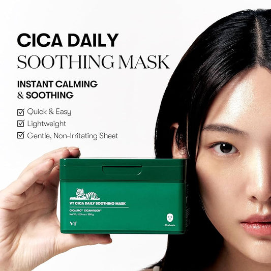 VT Cica Daily Soothing Mask 30KS- Jednorázové zklidňující pleťové masky