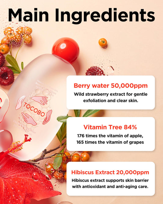 TOCOBO Vita Berry Pore Toner 150ml- Vitamínový toner se stahujícím účinkem