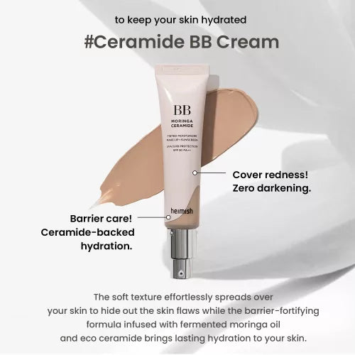 HEIMISH Moringa Ceramide BB Cream SPF30/PA++ 58G - Hydratační BB krém 