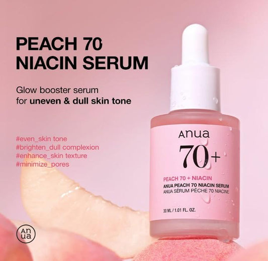 ANUA Peach 70 Niacin Serum 30ml- Rozjasňující sérum s extraktem z broskve