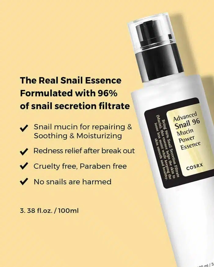 COSRX Advanced Snail 96 Mucin Power Essence 100ml - Vyživující esence se šnečím mucinem