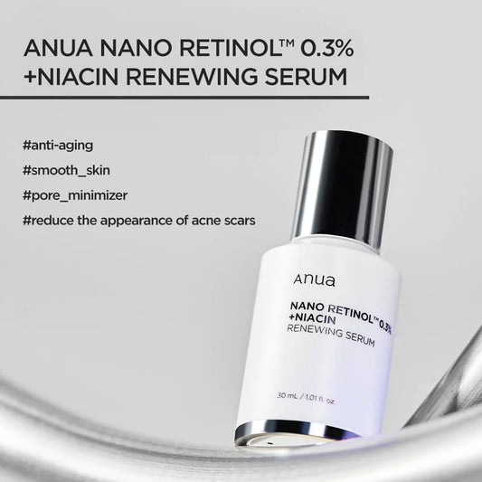 ANUA Nano Retinol 0.3% + Niacin Renewing Serum 30ML- Obnovující sérum s niacinamidem