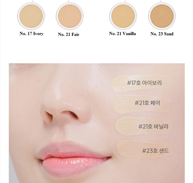MISSHA Glow Layering Fit Cushion SPF50+/PA++++ 14g- Rozjasňující vrstvitelný cushion
