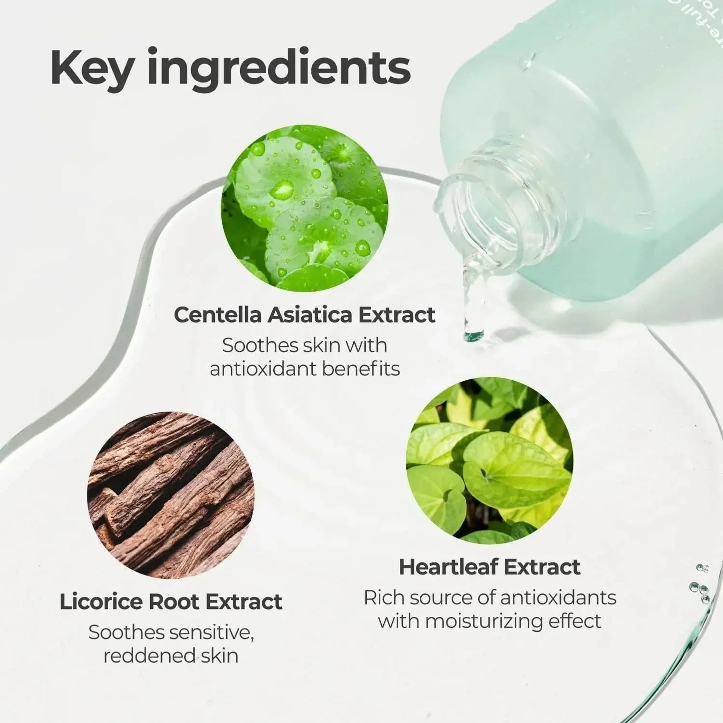 NUMBUZIN No.1 Pure-full Calming Herb Toner 300ml- Zklidňující tonikum s pupečníkem asijským