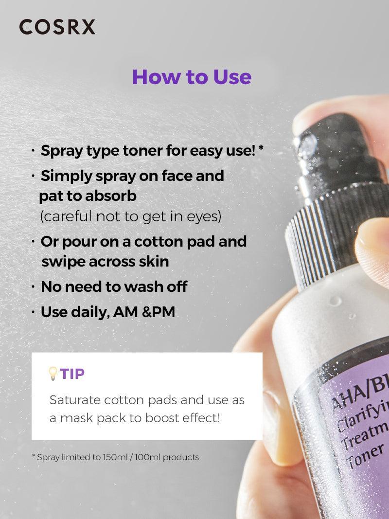 COSRX AHA/BHA Clarifying Treatment Toner 100ml -Čisticí tonikum