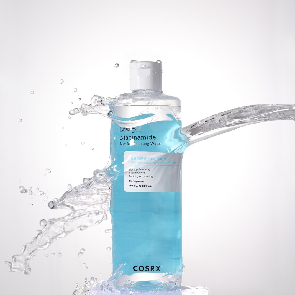 COSRX Low pH Niacinamide Micellar Cleansing Water - Čisticí micelární voda s nízkým pH 400mll
