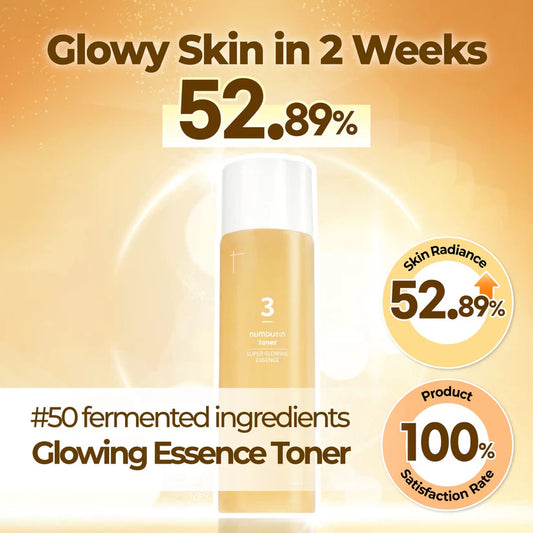 NUMBUZIN No.3 Super Glowing Essence Toner 200ml - Rozjasňující tonikum