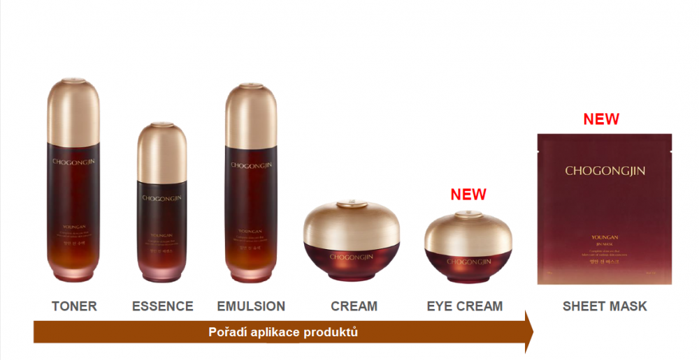 MISSHA CHOGONGJIN Youngan Jin Eye Cream 30ml - Prémiový anti-age oční krém se zlatem