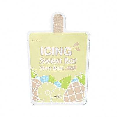 A'PIEU Icing Sweet Bar Sheet Mask (Pineapple) - jednorázová plátýnková maska s ananasem, 1ks