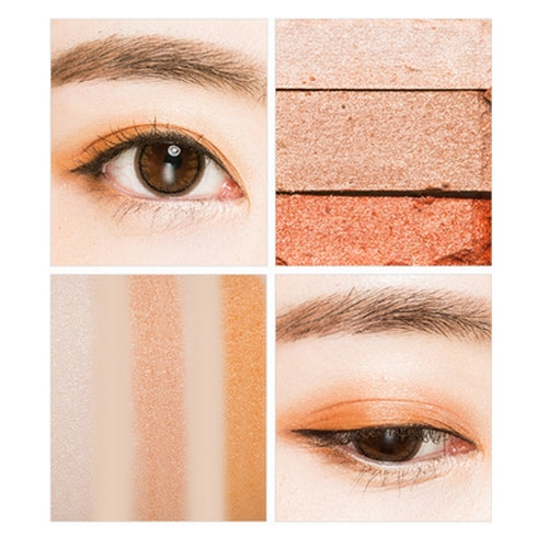 MISSHA Triple Shadow No.8 (Orange Parade) - Oční stíny