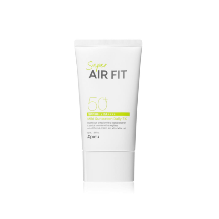 A'PIEU Super Air Fit Mild Sunscreen Daily EX SPF50+/PA++++ - Jemný opalovací krém pro každodenní použití