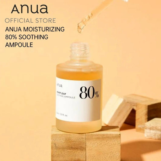 ANUA Heartleaf 80% Moisture Soothing Ampoule 30ML -Zklidňující ampule s 80% extraktem z toulně srdčité