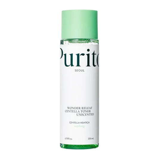 PURITO Wonder Releaf Centella Toner Unscented - Zklidňující a hydratační pleťový toner 200ml