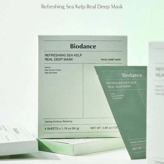 BIODANCE Refreshing Sea Kelp Real Deep Mask 34g-Hloubkově hydratační maska z mořských řas