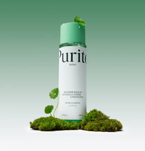 PURITO Wonder Releaf Centella Toner Unscented - Zklidňující a hydratační pleťový toner 200ml