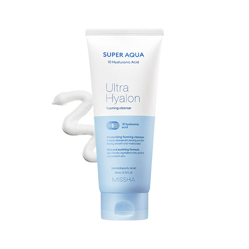 MISSHA SUPER AQUA Ultra Hyalon Foaming Cleanser – Hydratační čistící pěna