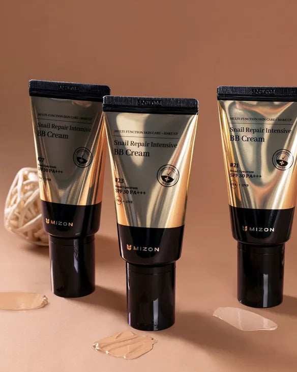 MIZON Snail Repair Intensive BB Cream SPF30 PA+++ 50ml - BB krém se šnečím extraktem