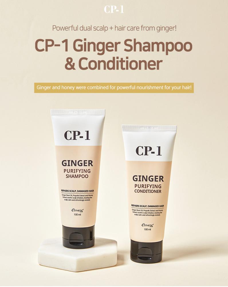 ESTHETIC HOUSE CP-1 Ginger Purifying Shampoo 100ml- vlasový šampón s extraktem zázvoru