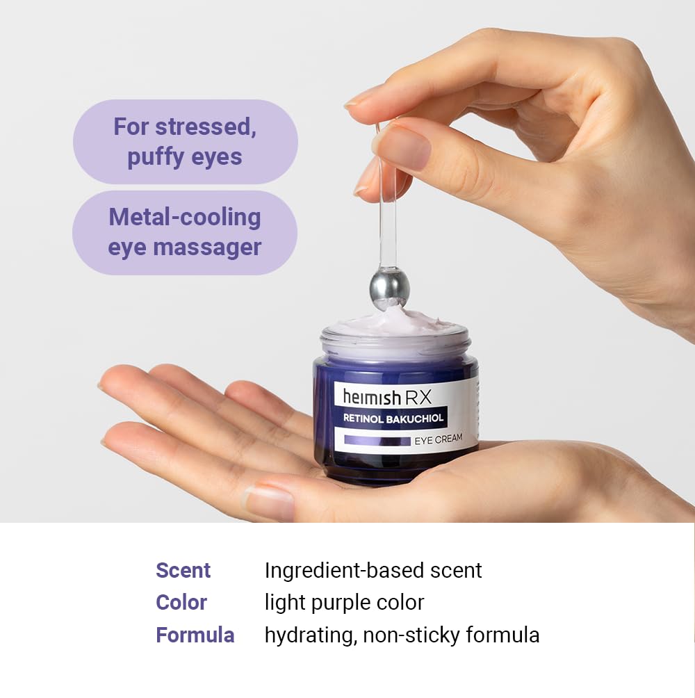 HEIMISH RX Retinol Bakuchiol Eye cream 30ml - Krém na oční okolí s retinolem a bakuchiolem