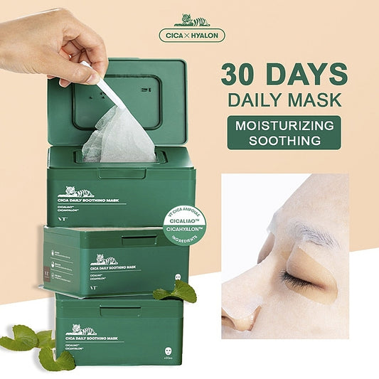 VT Cica Daily Soothing Mask 30ks - Jednorázové zklidňující pleťové masky