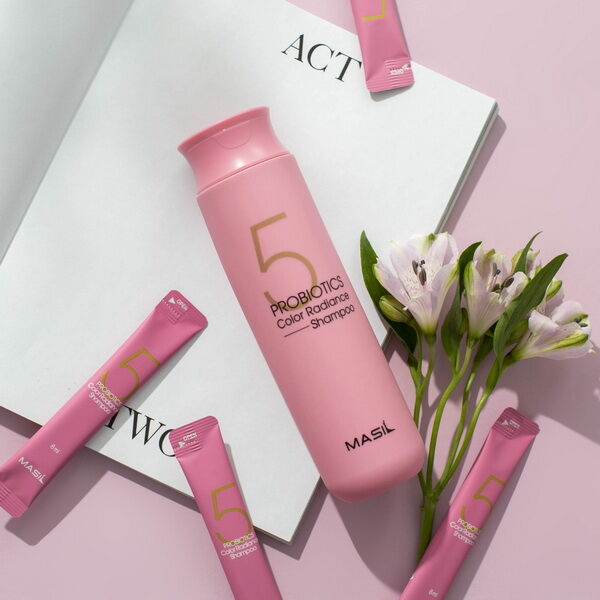 MASIL 5 Probiotics Color Radiance Shampoo - ochranný vlasový šampón s probiotiky