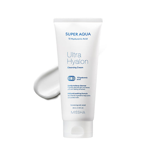 MISSHA SUPER AQUA Ultra Hyalron Cleansing Cream – Hydratační čistící krém