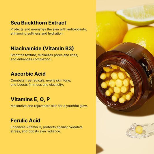 MEDICUBE Deep Vita C Capsule Cream 50ml Rozjasňující a zpevňující krém s vitaminem C