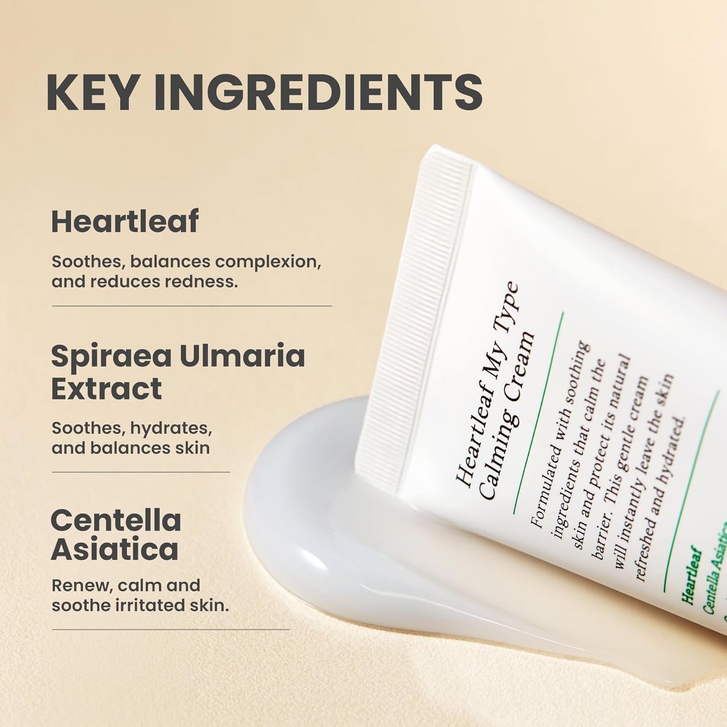 AXIS - Y Heartleaf My Type Calming Cream 60ml- Zklidňující pleťový krém