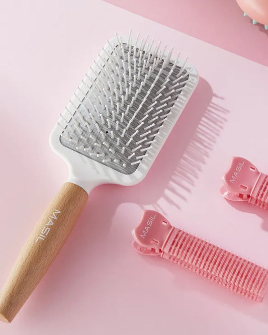 MASIL Wooden Paddle Brush - dřevěný kartáč na vlasy