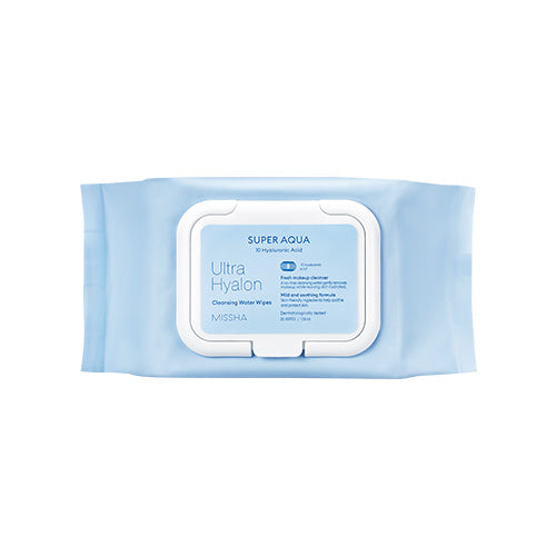 SUPER AQUA Ultra Hyalon Cleansing Water Wipes – Čistící ubrousky 30 ks