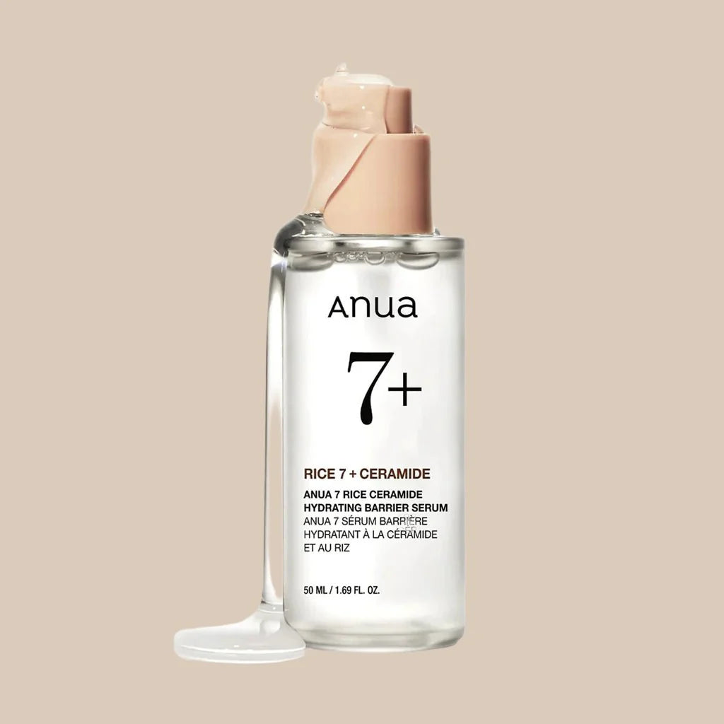 ANUA Rice 7 Ceramide Hydrating Barrier Serum 50ml- Hydratační rýžové sérum s ceramidy