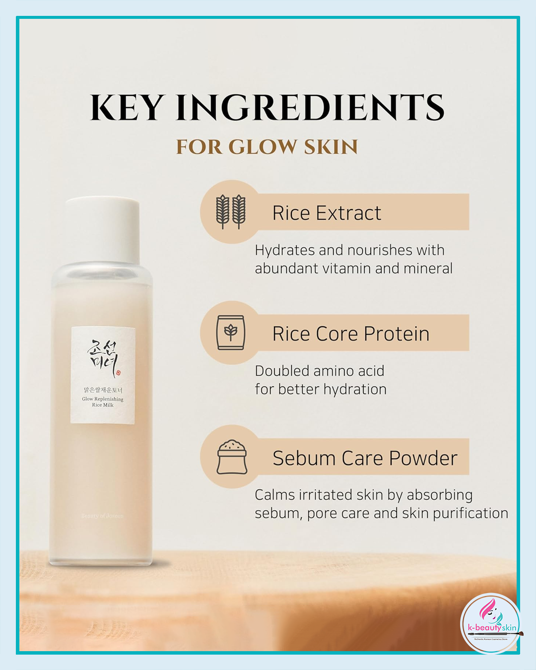 BEAUTY OF JOSEON Glow Replenishing Rice Milk 150ml-Hydratační rýžové pleťové tonikum