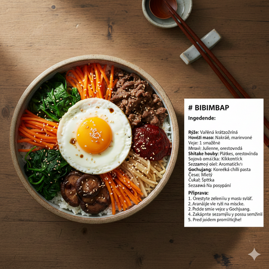 BIBIMBAP – Ingredience: