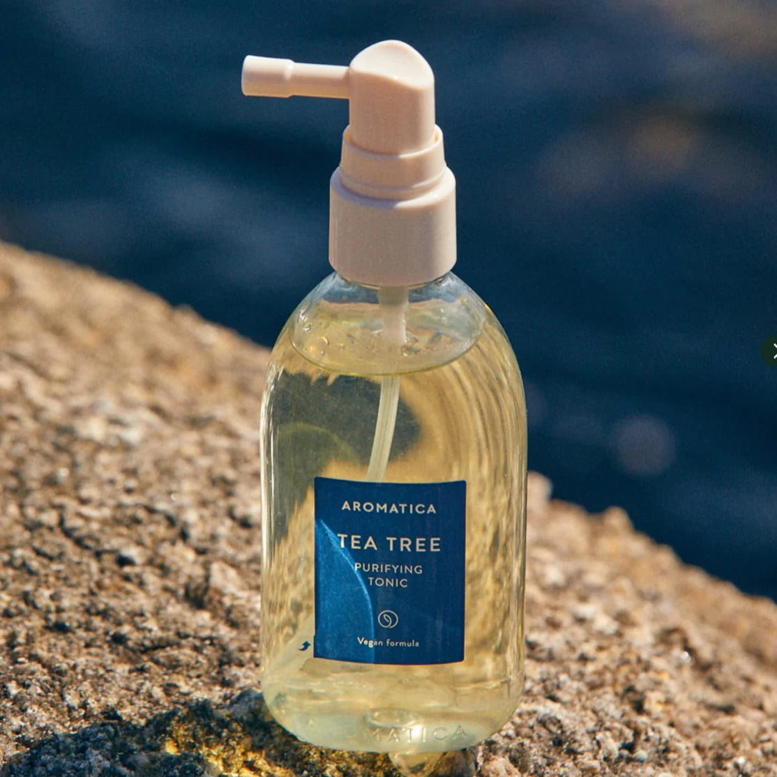 AROMATICA Tea Tree Purifying Tonic 400ml- Čistící vlasové tonikum s tea tree