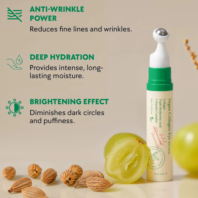 AXIS - Y Vegan Collagen Eye Serum 10ml- Oční sérum s kolagenem a peptidy