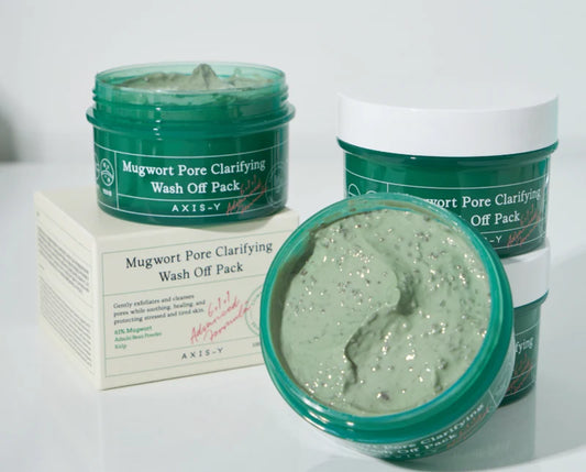 AXIS - Y  Mugwort Pore Clarifying Wash Off Pack 100ml- Rozjasňující čistící maska na póry s pelyňkem