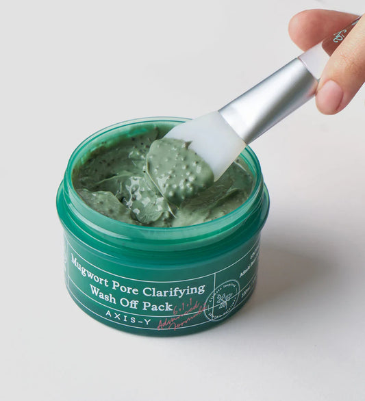 AXIS - Y  Mugwort Pore Clarifying Wash Off Pack 100ml- Rozjasňující čistící maska na póry s pelyňkem