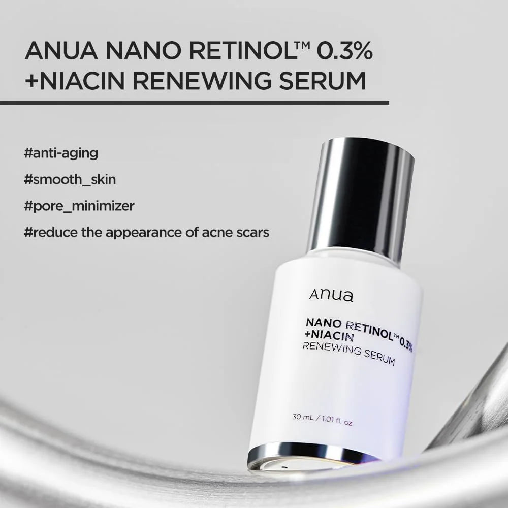 ANUA Nano Retinol 0.3% + Niacin Renewing Serum 30ML- Obnovující sérum s niacinamidem