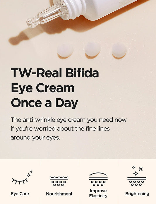 ISNTREE Tw-Real Eye Cream  30ml- Protivráskový oční krém s probiotiky