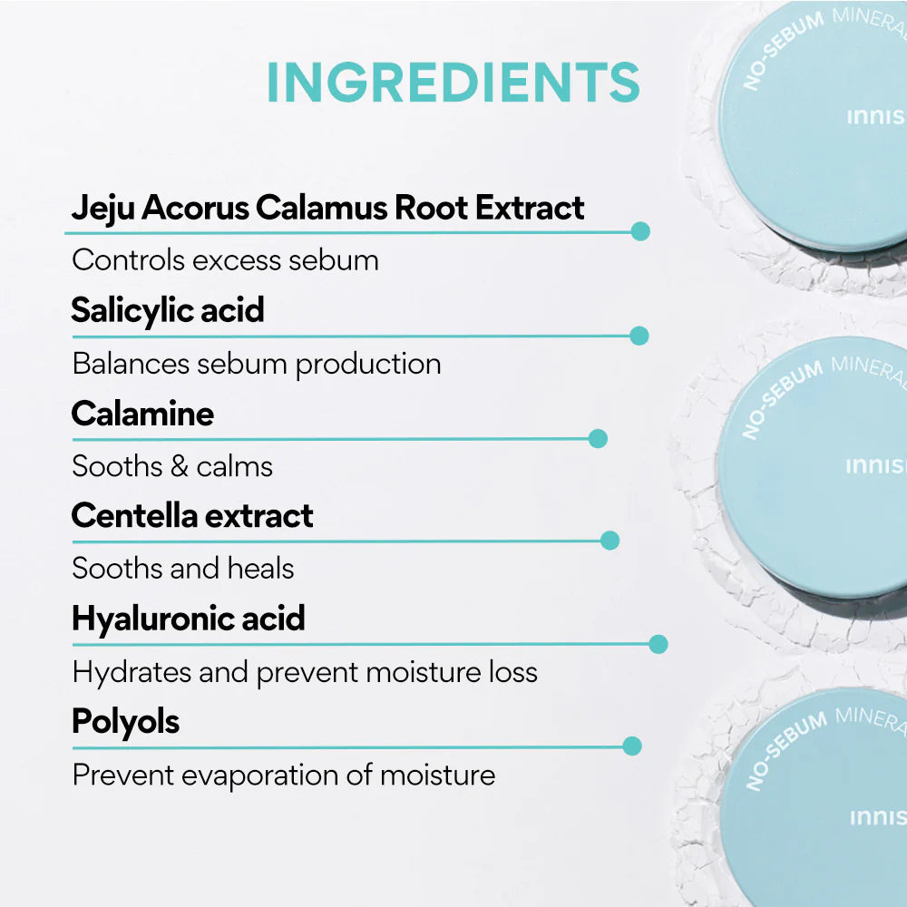 INNISFREE No-Sebum Mineral Powder 5g - Multifunkční minerální pudr
